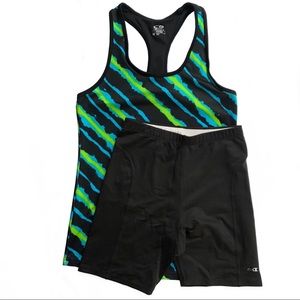 Champion Athletic Top and Short Set Size Medium